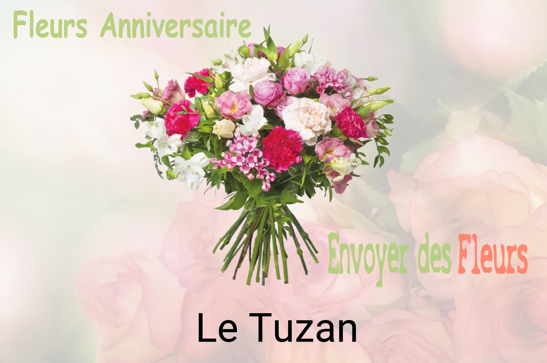Bouquet de fleurs d’anniversaire livré à Le Tuzan